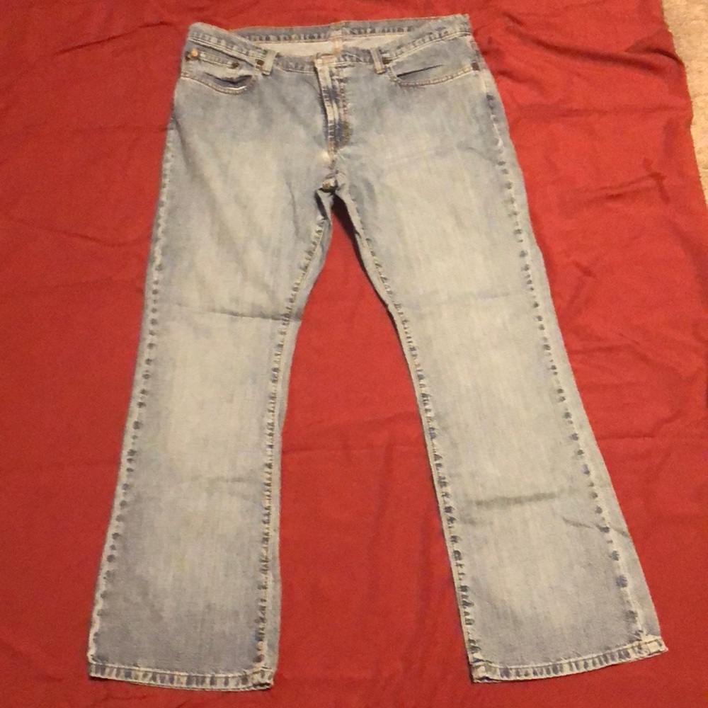 Jeans are a 14x30 in size run small listed as a 12